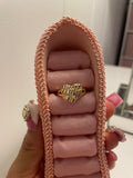 Gold Heart Nugget Ring